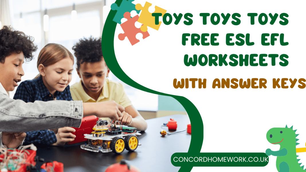 Toys Toys Toys free ESL EFL worksheets with answer keys
