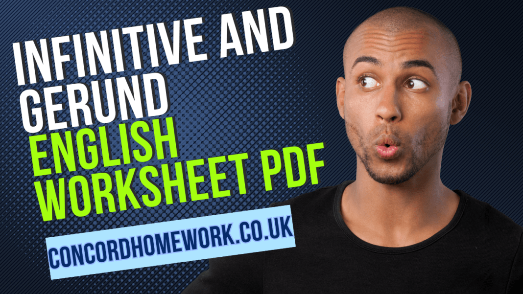 Infinitive and Gerund English worksheet pdf