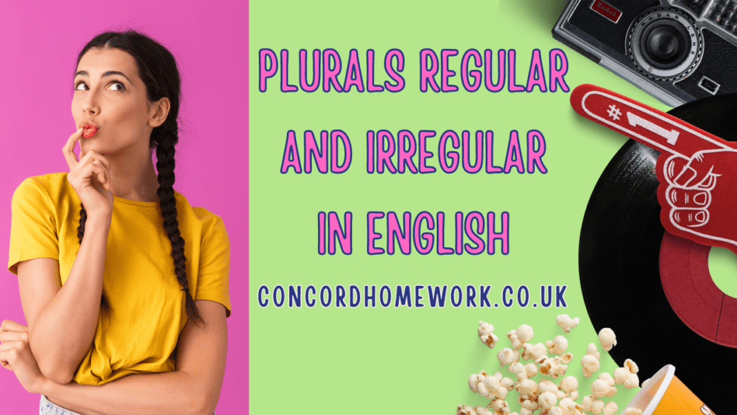 Plurals regular and Irregular in English