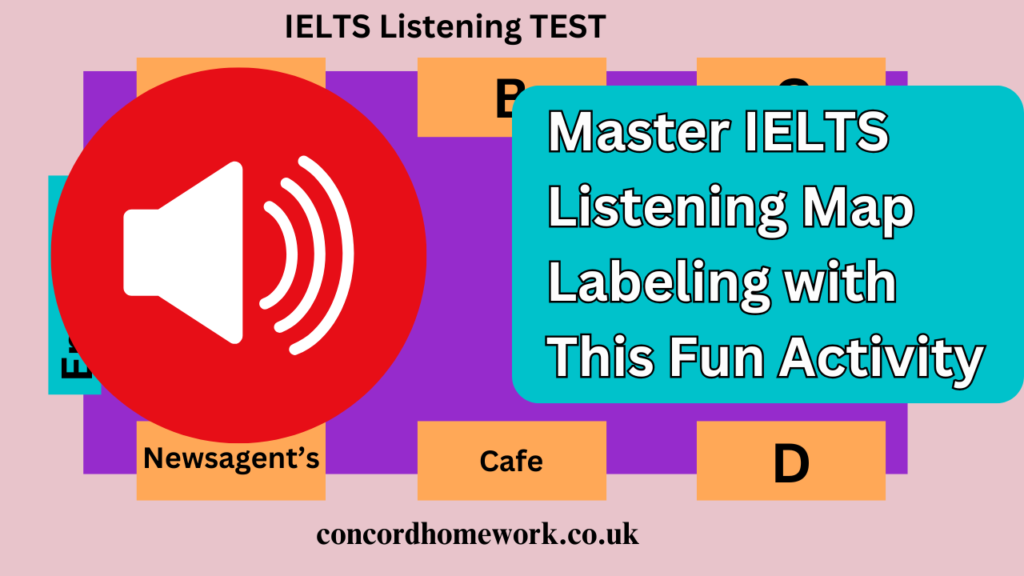 IELTS Listening Map Labeling - Example Activity for Test Preparation